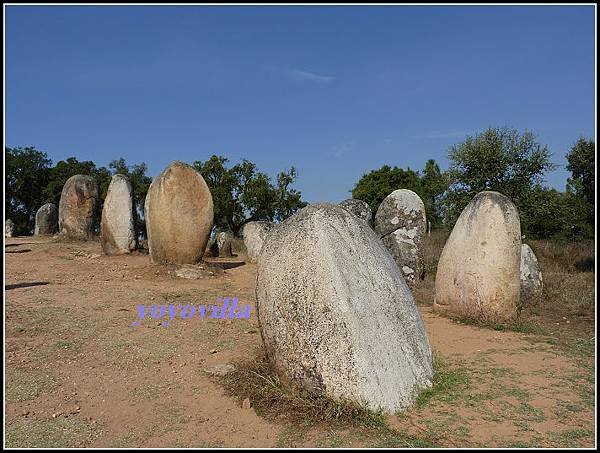 葡萄牙 環狀列石 Almendres,Evora,Portugal