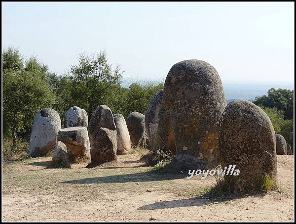 葡萄牙 環狀列石 Almendres,Evora,Portugal