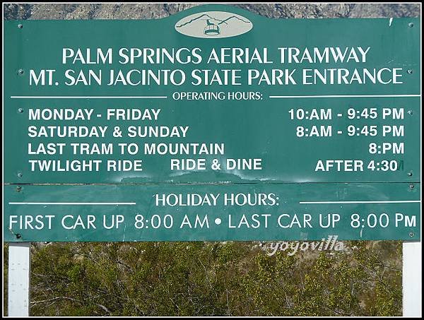 美國 棕櫚泉 纜車 Tramway, Palm Springs, CA, USA