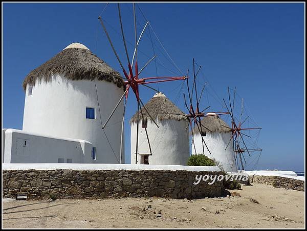 希臘 米克諾斯島 風車 Mykonos, Greece