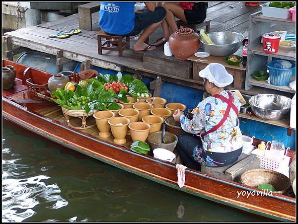 曼谷 周末水上市場 Talingchan Pier, Bangkok