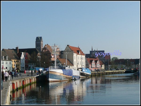 德國 維斯瑪 港口和郊區 Wismar, Germany