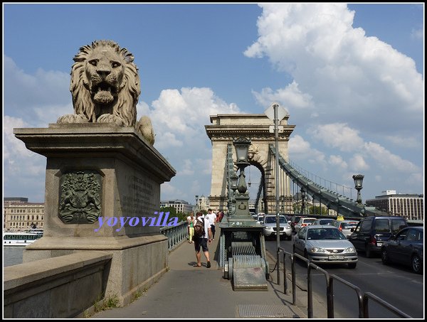 匈牙利 布達佩斯 鍊子橋 Chain Bridge, Budapest, Hungary