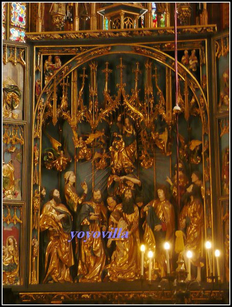 波蘭 克拉科夫 聖母聖殿 Kościół Mariacki （ St. Mary&apos;s Basilica ), Krakow, Poland