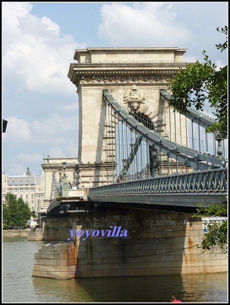 匈牙利 布達佩斯 鍊子橋 Chain Bridge, Budapest, Hungary