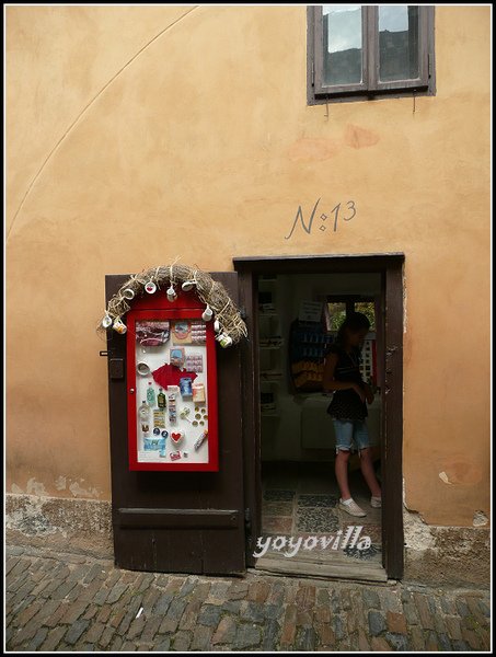 [捷克]布拉格 黃金小巷 Zlata ulicka, Prag, Czech Republic 