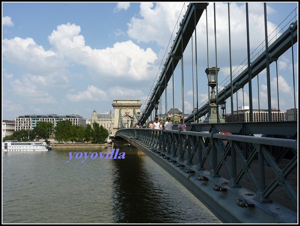 匈牙利 布達佩斯 鍊子橋 Chain Bridge, Budapest, Hungary