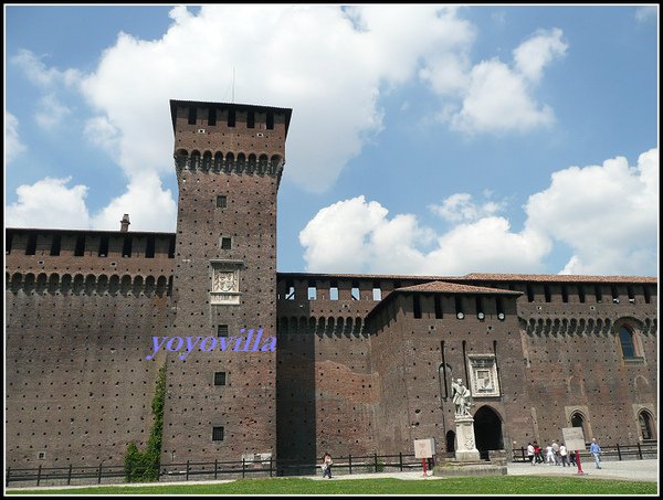 意大利 米蘭 史福才古堡 Castello Sforzesco, Milano, Italy