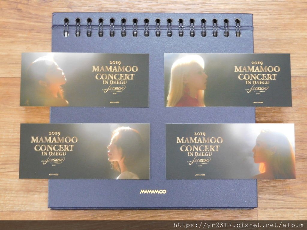 4 season F%2FW MAMAMOO concert in in DAEGU 票卡收集冊﹙大邱紀念票卡﹚