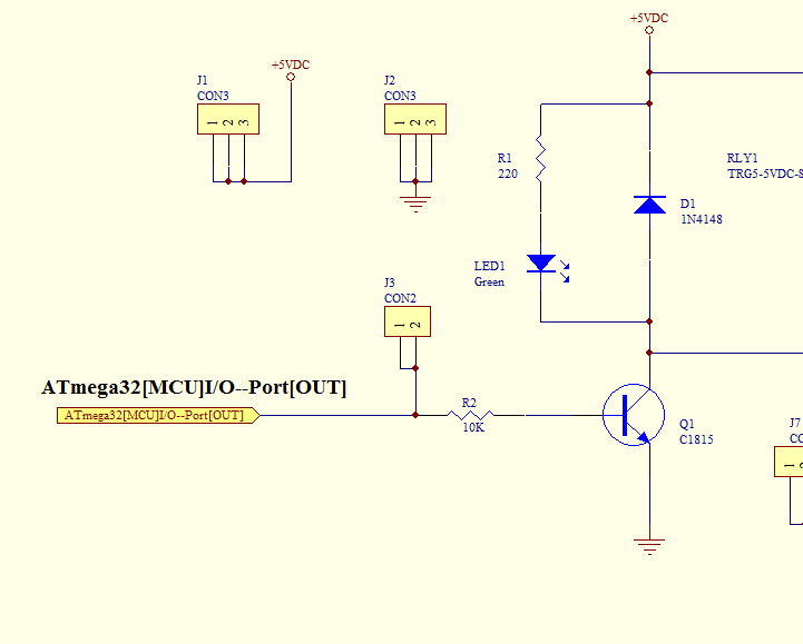 AVR_MCU_Relay實驗板電路圖2