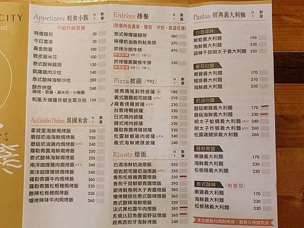 台南新營-home city義式餐廳(112.08.17)