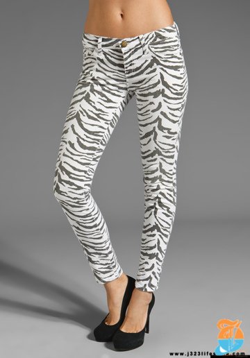 c:e The Ankle Skinny in Vintage Zebra