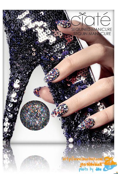 Sequinned Manicure Harlequin