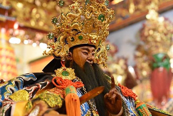 戊戌年嘉義市阿岸米糕 張家 康趙元帥 往嘉邑過溝仔震安宮開光啟靈