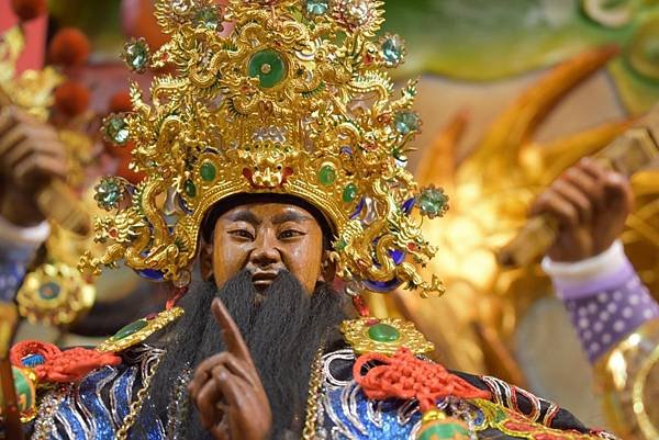 戊戌年嘉義市阿岸米糕 張家 康趙元帥 往嘉邑過溝仔震安宮開光啟靈