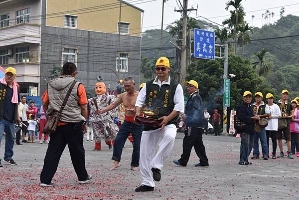 戊戌年高雄市大樹區興山里北極殿 北極玄天上帝 往嘉義竹崎沙坑真武宮會香