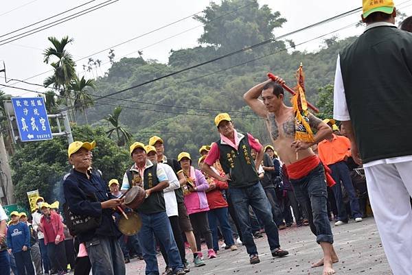 戊戌年高雄市大樹區興山里北極殿 北極玄天上帝 往嘉義竹崎沙坑真武宮會香