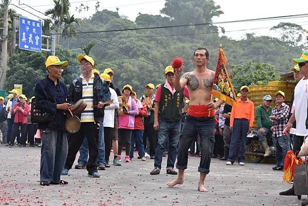 戊戌年高雄市大樹區興山里北極殿 北極玄天上帝 往嘉義竹崎沙坑真武宮會香