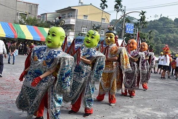 戊戌年高雄市大樹區興山里北極殿 北極玄天上帝 往嘉義竹崎沙坑真武宮會香