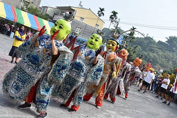 戊戌年高雄市大樹區興山里北極殿 北極玄天上帝 往嘉義竹崎沙坑真武宮會香