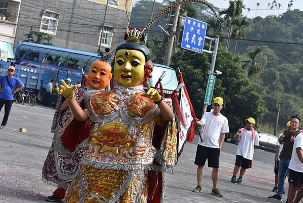 戊戌年高雄市大樹區興山里北極殿 北極玄天上帝 往嘉義竹崎沙坑真武宮會香