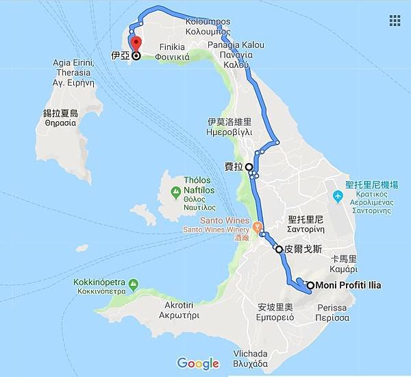 《希臘》6 聖托里尼島~費拉纜車、伊利亞修道院、皮爾戈斯山城