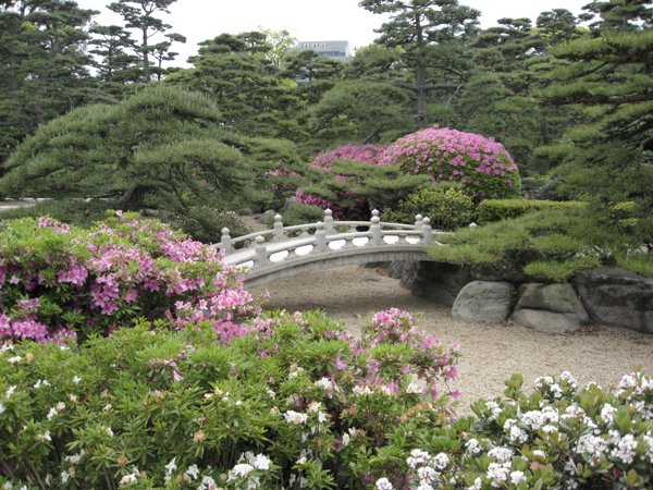 高松城庭院