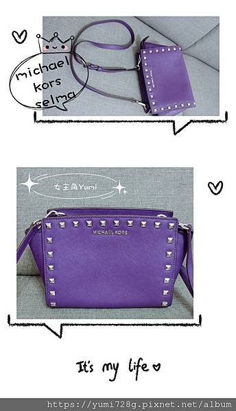 michael kors selma mini_MK selma 鉚釘_小資女包包推薦_千元名牌包_MK斜背包