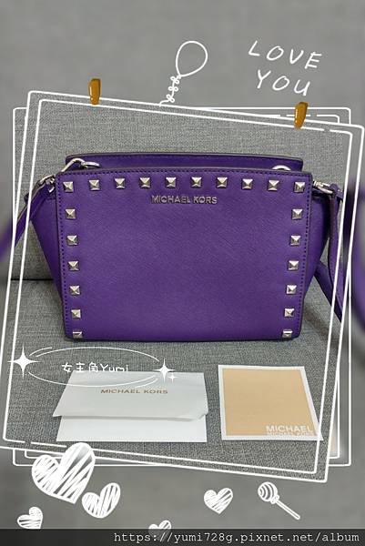 michael kors selma mini_MK selma 鉚釘_小資女包包推薦_MK包包推薦_MK斜背包