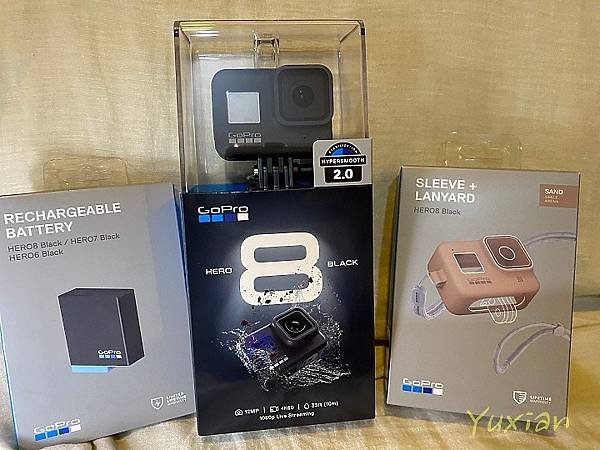 GoPro Hero 8 小進化的一代 (開箱小簡評)