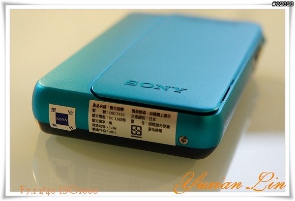 SONY DSC-TX10 功能滿點的IP58三防機