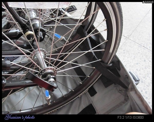 卡達家輪式攜車袋_銀色簡單心得