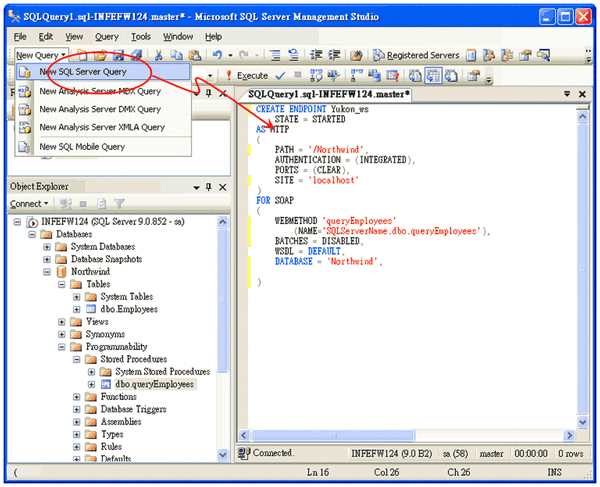 HTTP Endpoint 建立Web Services