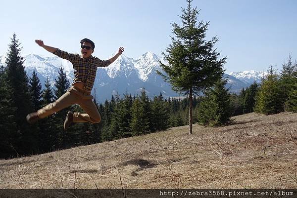 Jumping on High Tatra