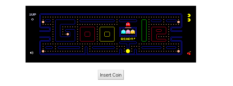 30th Anniversary of PAC-MAN- Google Doodle