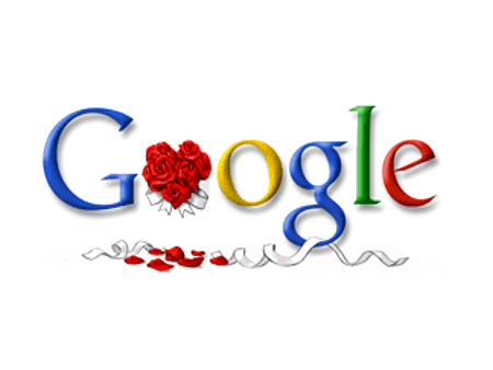 Google Valentine&apos;s Day Google Doodle  2005