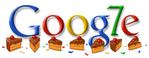 google birthday Google Doodle  2005 7year