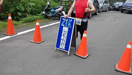 2014金城桐花盃全國路跑賽  折返點