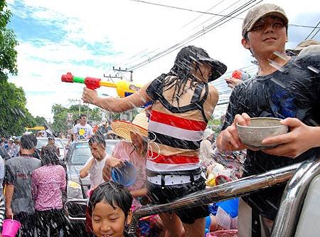 泰國潑水節