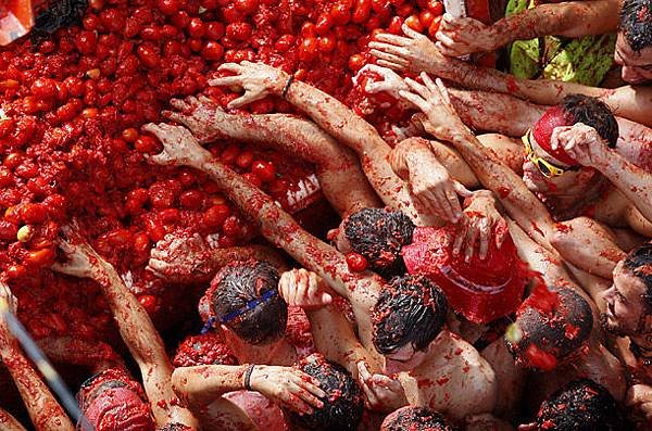 La Tomatina西班牙蕃茄節(tomato festival)-