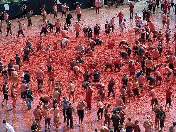 La Tomatina西班牙蕃茄節(tomato festival)-