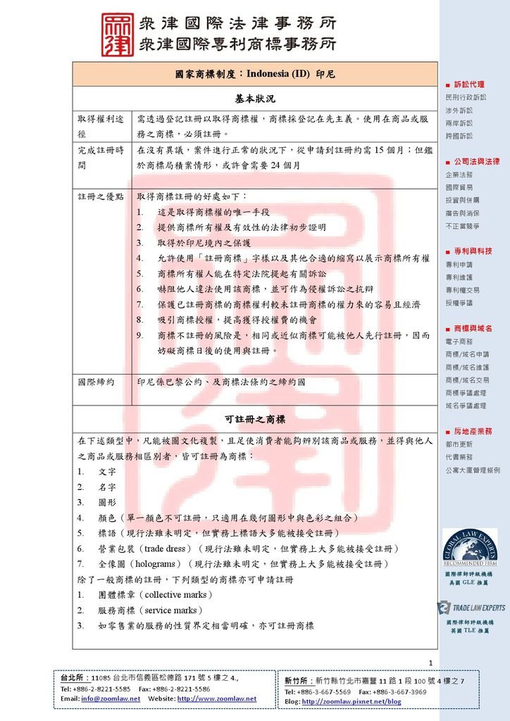 ID 印尼 登記在先 ncv1-1