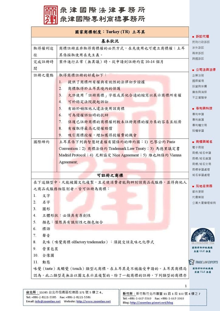 TR 土耳其 使用在先  ncv1-1