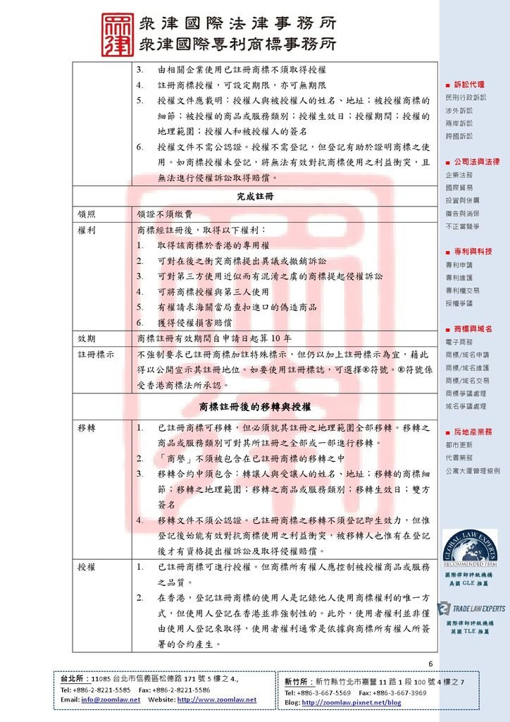 HK 香港 使用在先 ncv1-6