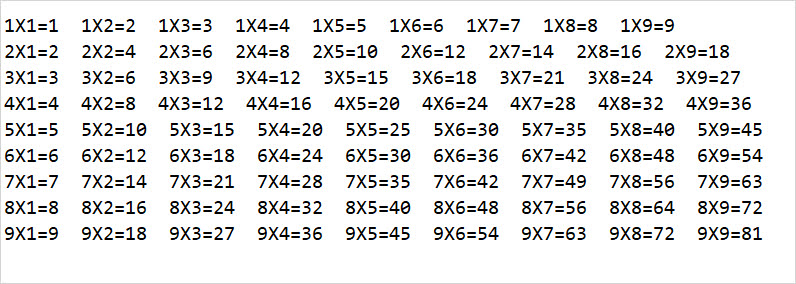 EXCEL VBA - 用VBA寫九九乘法表 EXCEL VBA - 用VBA寫九九乘法表